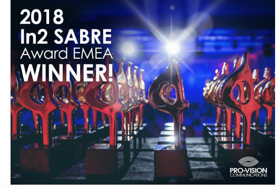 Pro-Vision стал победителем In2 SABRE Awards 2018 