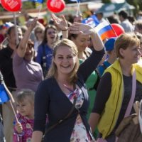 День города и День России отметили в Истре торжественным шествием