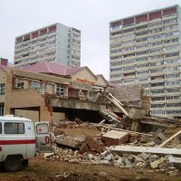 В Москве произошло обрушение недостроенного здания