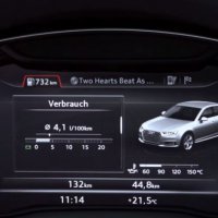 Audi представила новую приборную панель на А4