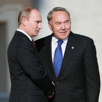 Путин прибыл на встречу к Назарбаеву в Астану