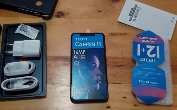 В России стартовали продажи смартфона Tecno Camon 11S за 9,99 тыс. рублей