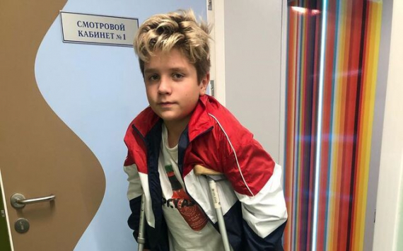 12-летний сын Татьяны Булановой сломал ногу