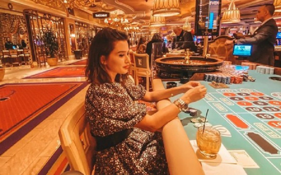 Ксения Бородина неудачно попробовала свои силы в азартных играх