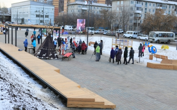 В Красноярске открылся сквер Универсиады
